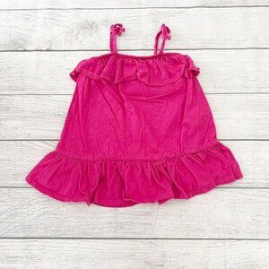 Old Navy Toddler Dress Ruffle Hem Tie Strap Sleeveless Dress 18-24 Months